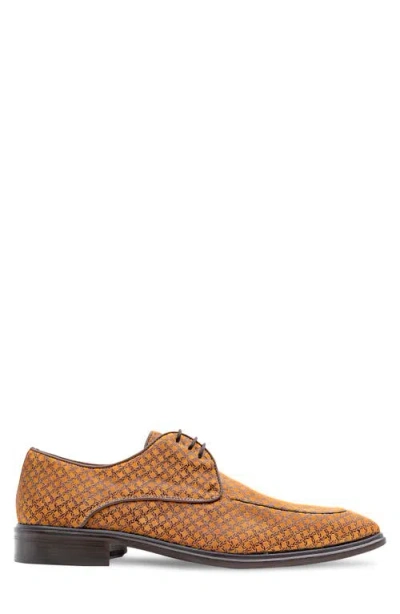 Mezlan Embossed Derby In Brown