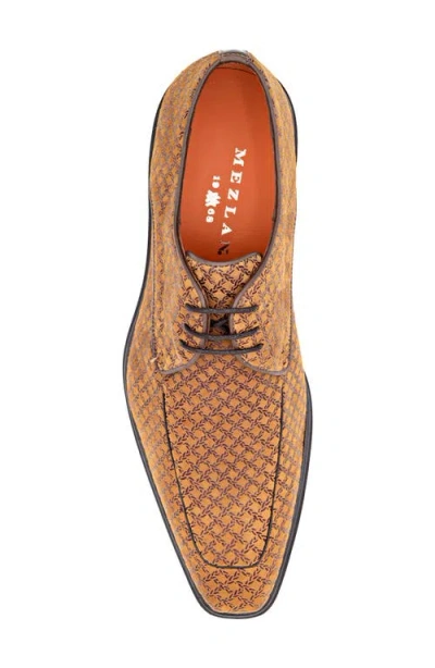 Mezlan Embossed Derby In Brown