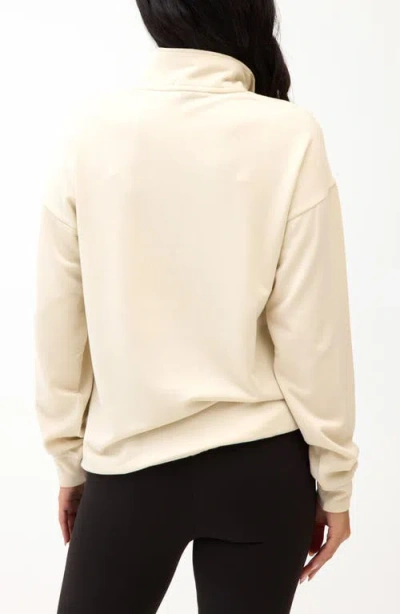 Threads 4 Thought Nyla Fleece Half Zip Pullover In Neutral