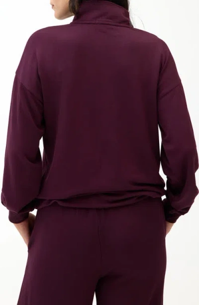 Threads 4 Thought Nyla Fleece Half Zip Pullover In Purple