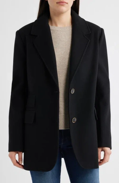 Cece Oversize Single-breasted Blazer In Black