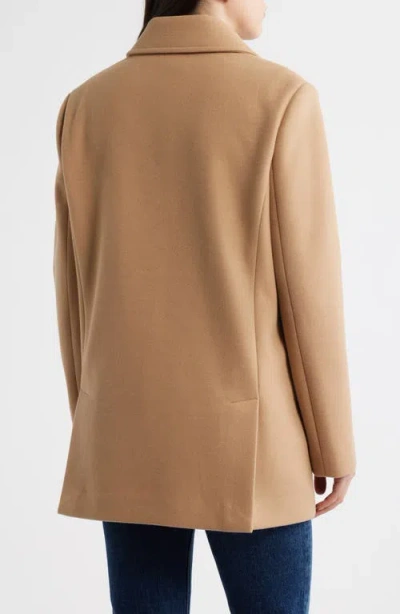 Cece Oversize Single-breasted Blazer In Brown