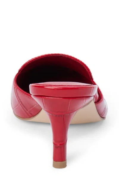 Coconuts By Matisse Davey Kitten Heel Mule In Red