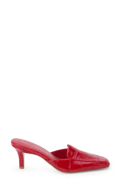 Coconuts By Matisse Davey Kitten Heel Mule In Red
