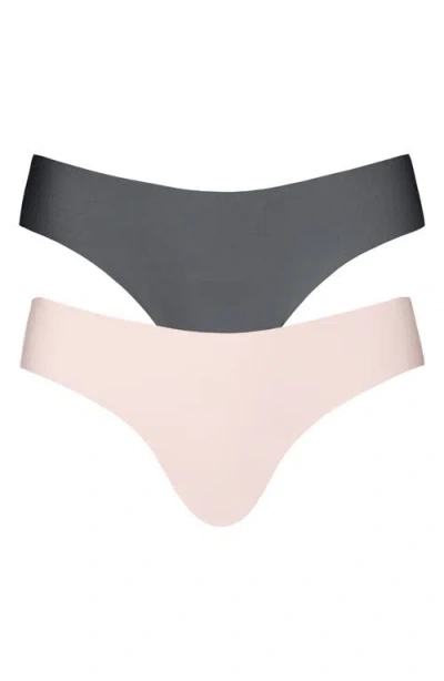 Commando Butter 2-pack Thongs In Pink