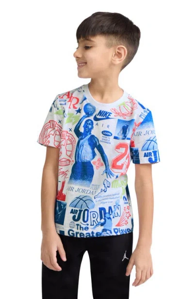 Jordan Kids' Mj Billboard Print T-shirt In Multi
