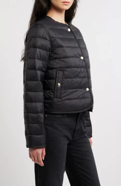 Michael Kors Reversible Quilted Jacket In Black