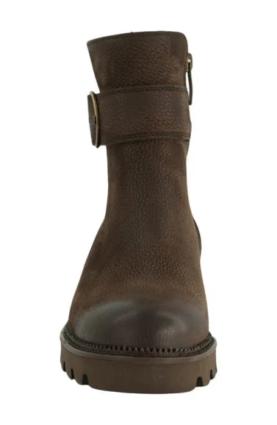 Paul Green Elissa Combat Boot In Brown