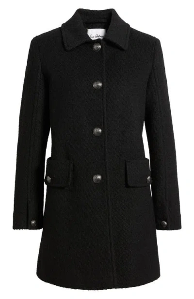 Sam Edelman Crested Button Coat In Black