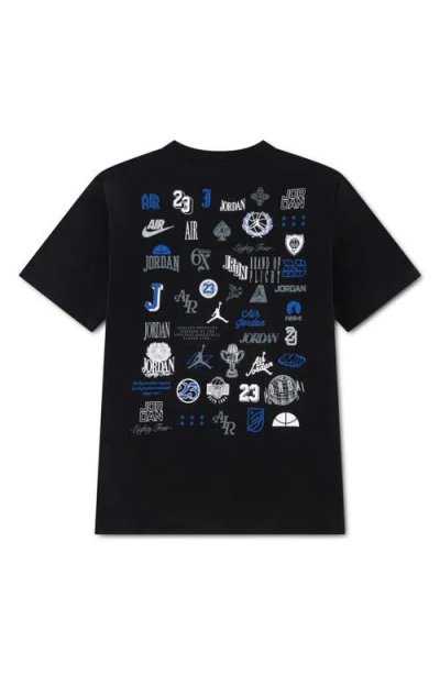 Jordan Kids' Mj Overtime Graphic T-shirt In Black