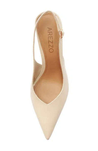 Arezzo Danielle Pointed Toe Slingback Pump In Multi