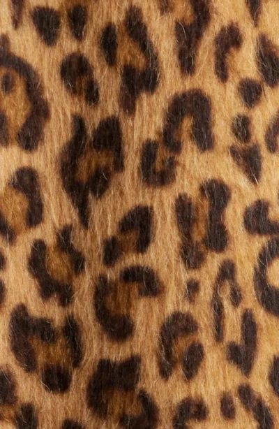 Bernardo Leopard Print Jacket In Brown