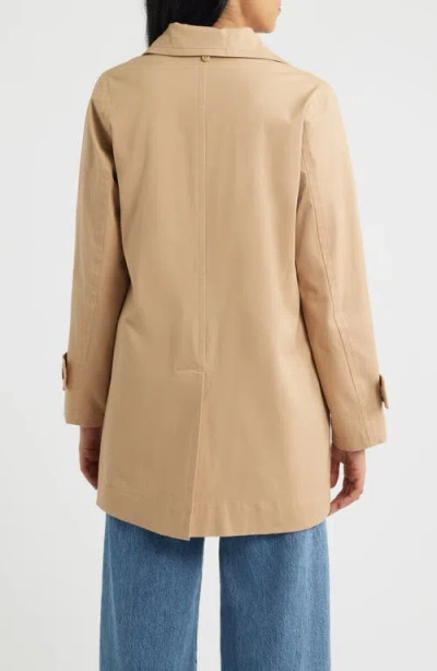 Sam Edelman Hooded Raincoat In Neutral
