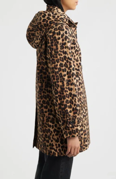 Sam Edelman Hooded Raincoat In Multi