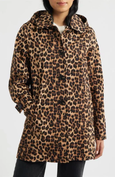 Sam Edelman Hooded Raincoat In Multi