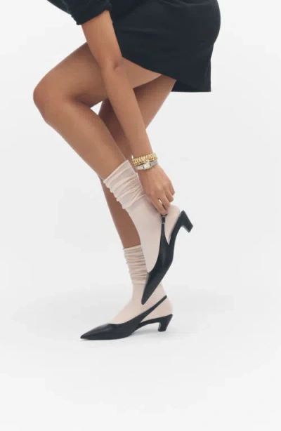 Sam Edelman Finch Slingback Pointed Toe Pump In Multi
