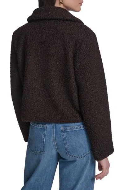 Levi's Cropped Bouclé Jacket In Brown