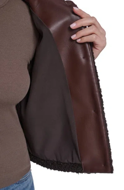 Levi's Cropped Bouclé Jacket In Brown