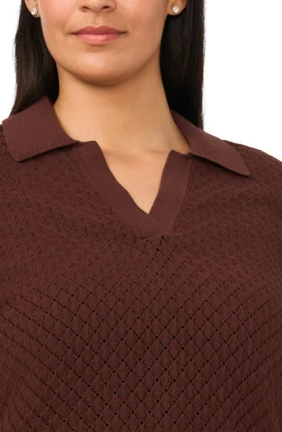 Halogenr Halogen(r) Pointelle Polo Sweater