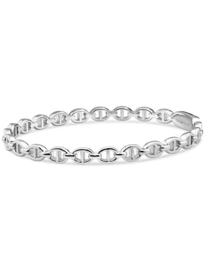 Devata Mariner Anchor Bangle Bracelet In Silver