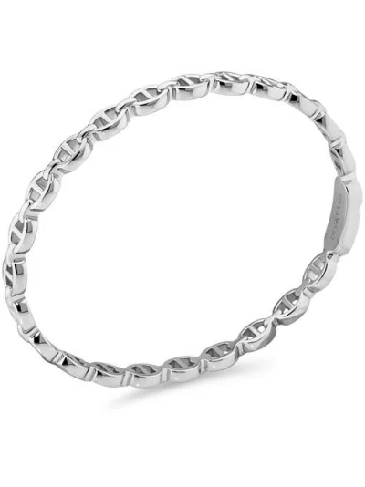 Devata Mariner Anchor Bangle Bracelet In Silver