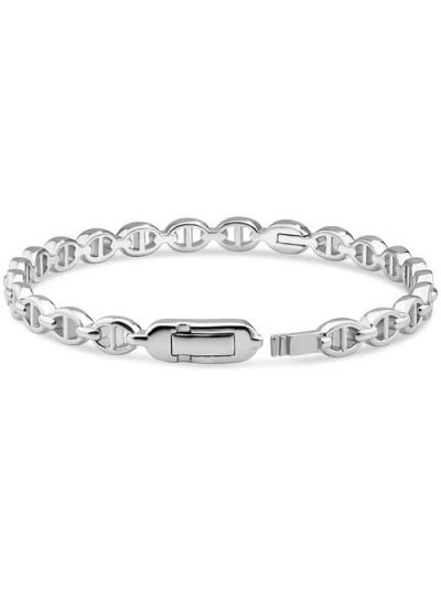Devata Mariner Anchor Bangle Bracelet In Silver