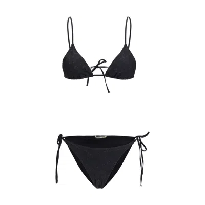 Kristina Ti Black Polyester Bikini In Black