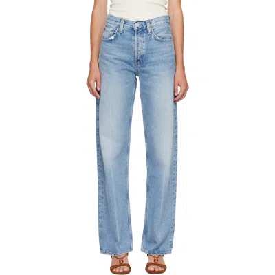 Agolde Non-stretch Jeans In Brink (md Vnt Ind W/