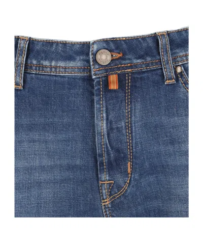 Jacob Cohen Belt-loop Jeans In Blue
