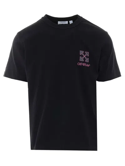 Off-white T-shirt Small Arrow Regular In Black