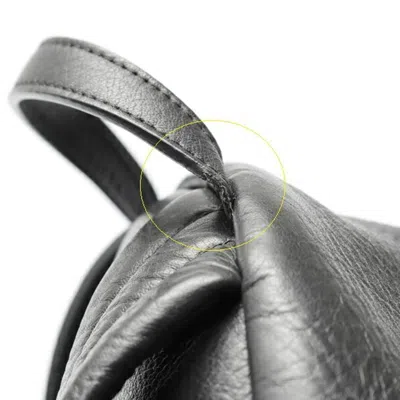 Pre-owned Balenciaga Black Leather Backpack ()