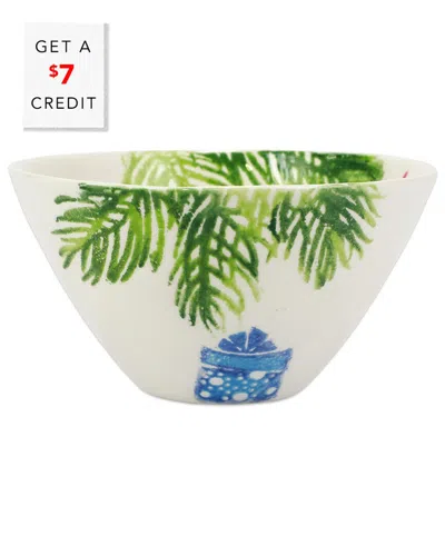 Vietri Nutcrackers Drum Cereal Bowl In Multi