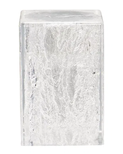Bernhardt Arctic Chairside Table In White