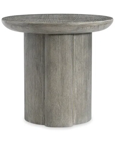 Bernhardt Monolith Round Side Table In Gray