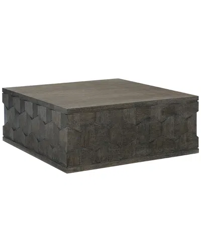 Bernhardt Linea Square Cocktail Table In Gray