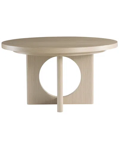 Bernhardt Modulum Round Dining Table In Brown