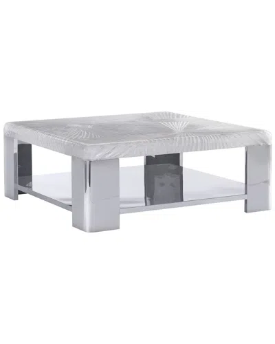 Bernhardt Aura Cocktail Table In Gray