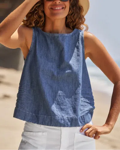 Frank And Eileen Shelley Shell Tank In Blue
