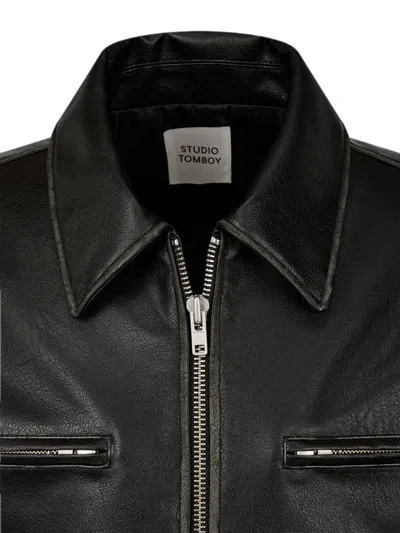 Tomboy Multi-pocket Jacket In Black