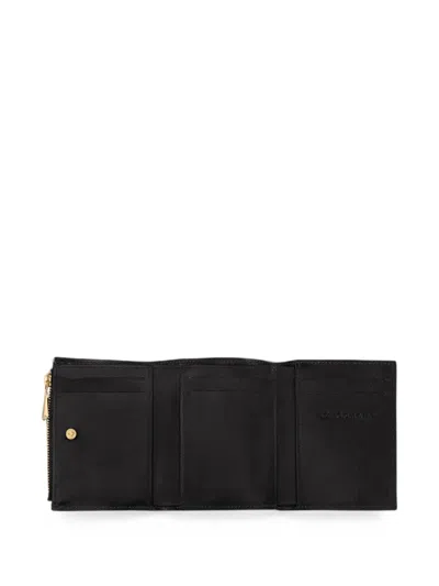 Longchamp Épure Compact Wallet In Black