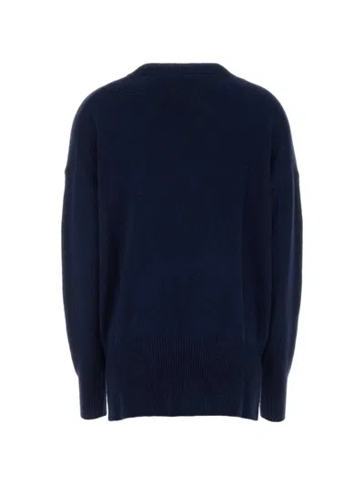 Jil Sander Oversized Sweater In Blue