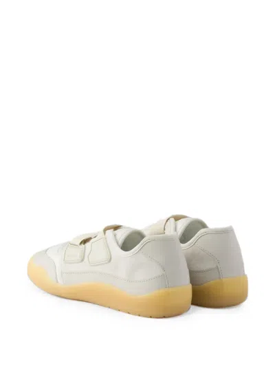 Prada Speedrock Technical Mesh And Leather Sneakers In Multi