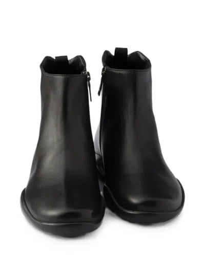 Prada Toblach Nappa Leather Booties In Black
