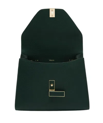 Valextra Iside Top Handle Mini Bag In Green