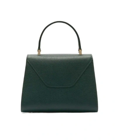 Valextra Iside Top Handle Mini Bag In Green