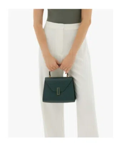 Valextra Iside Top Handle Mini Bag In Green