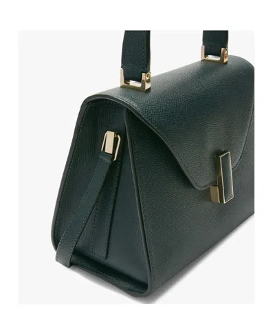 Valextra Iside Top Handle Mini Bag In Green