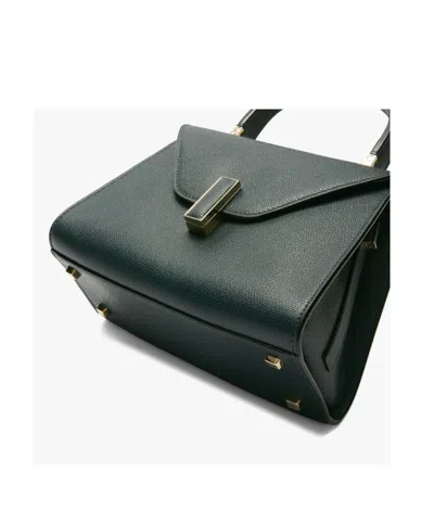 Valextra Iside Top Handle Mini Bag In Green