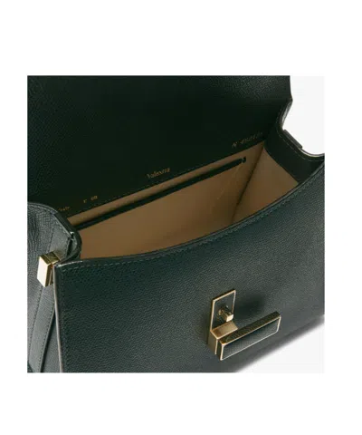 Valextra Iside Top Handle Mini Bag In Green