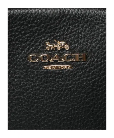 Coach Zippered Backpack In Walnut/black